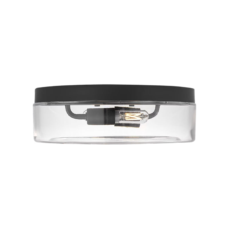 Generation GLF1722E Rhett 2-lt 12" LED Flush Mount - Midnight Black
