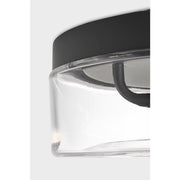 Generation GLF1722 Rhett 2-lt 12" Flush Mount - Midnight Black