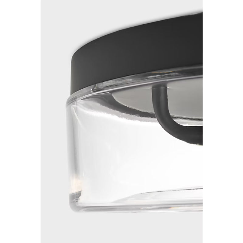 Generation GLF1722 Rhett 2-lt 12" Flush Mount - Midnight Black