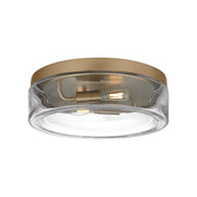 Generation GLF1722E Rhett 2-lt 12" LED Flush Mount - Satin Brass