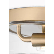 Generation GLF1722 Rhett 2-lt 12" Flush Mount - Satin Brass