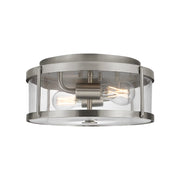 Generation GLF1732E Lumra 2-lt 13" LED Flush Mount - Brushed Nickel