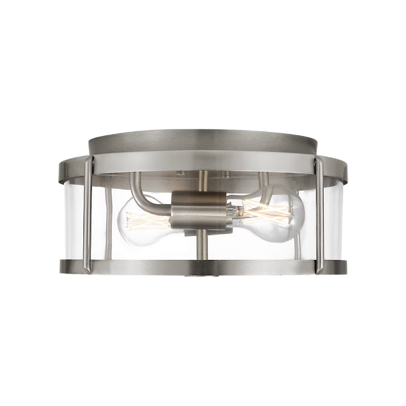 Generation GLF1732E Lumra 2-lt 13" LED Flush Mount - Brushed Nickel