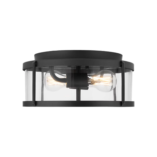 Generation GLF1732E Lumra 2-lt 13" LED Flush Mount - Midnight Black
