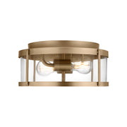 Generation GLF1732E Lumra 2-lt 13" LED Flush Mount - Satin Brass