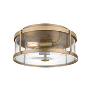 Generation GLF1732 Lumra 2-lt 13" Flush Mount - Satin Brass