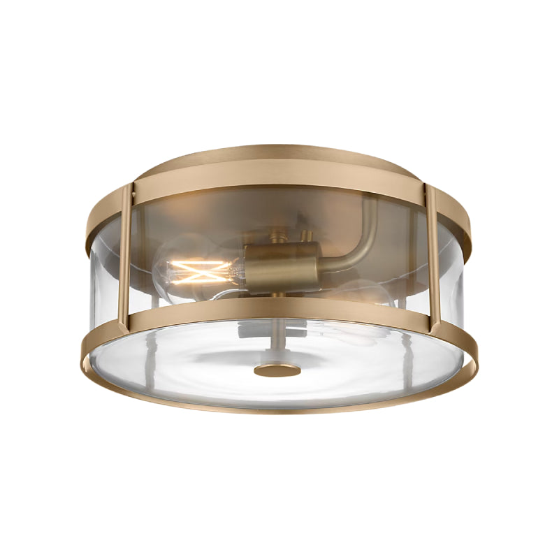 Generation GLF1732 Lumra 2-lt 13" Flush Mount - Satin Brass