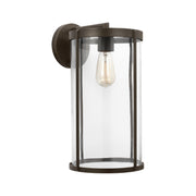 Generation GLO1121 Luning 1-lt 19" Tall LED Outdoor Extra Large Wall Lantern - Antique Bronze/Clear