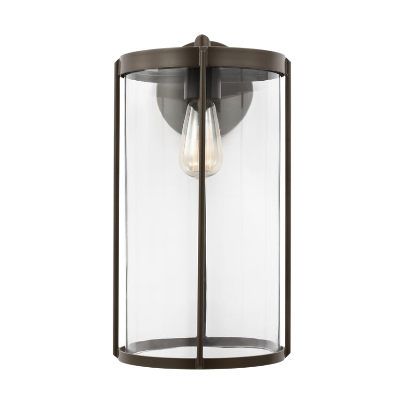 Generation GLO1121C Luning 1-lt 19" Tall Outdoor Extra Large Wall Lantern - Antique Bronze