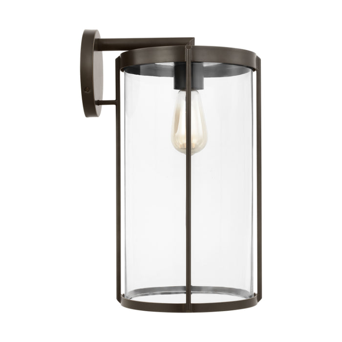 Generation GLO1121C Luning 1-lt 19" Tall Outdoor Extra Large Wall Lantern - Antique Bronze