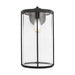Generation GLO1121C Luning 1-lt 19" Tall Outdoor Extra Large Wall Lantern - Textured Black