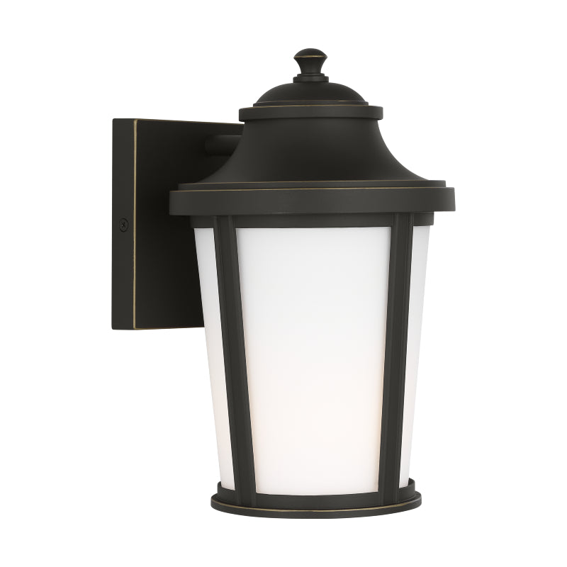 Generation GLO1141 Portola 1-lt 11" Tall Outdoor Wall Lantern - Antique Bronze