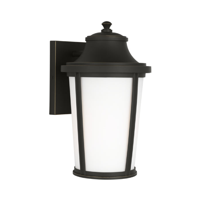 Generation GLO1151 Portola 1-lt 14" Tall Outdoor Medium Wall Lantern - Antique Bronze