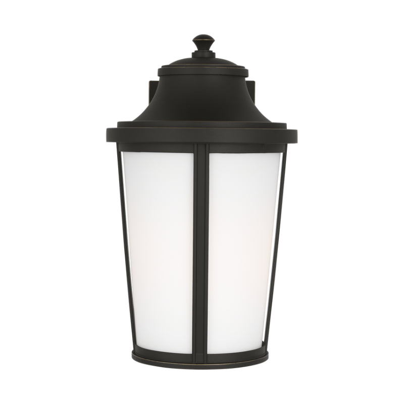 Generation GLO1151 Portola 1-lt 14" Tall Outdoor Medium Wall Lantern - Antique Bronze