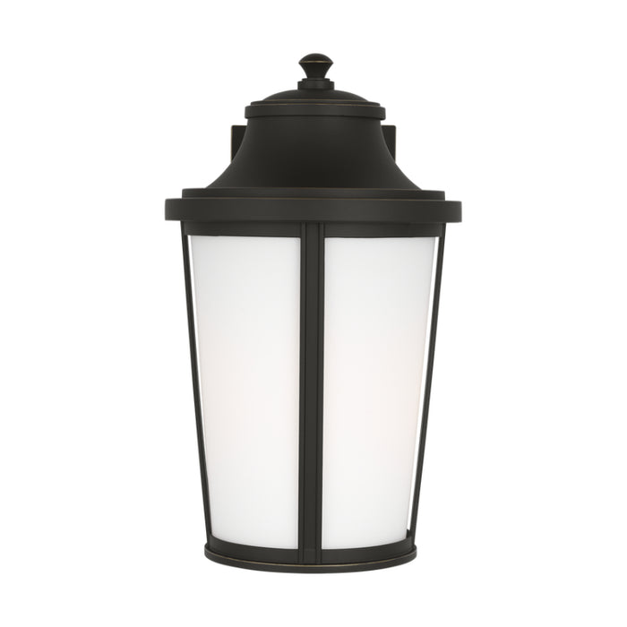 Generation GLO1151 Portola 1-lt 14" Tall Outdoor Medium Wall Lantern - Antique Bronze