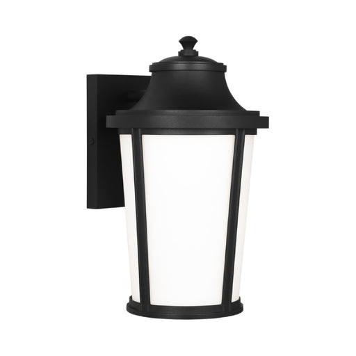 Generation GLO1151 Portola 1-lt 14" Tall Outdoor Medium Wall Lantern - Textured Black