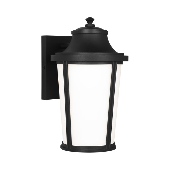 Generation GLO1151 Portola 1-lt 14" Tall Outdoor Medium Wall Lantern - Textured Black