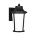 Generation GLO1151 Portola 1-lt 14" Tall Outdoor Medium Wall Lantern - Textured Black