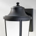 Generation GLO1151 Portola 1-lt 14" Tall Outdoor Medium Wall Lantern - Textured Black