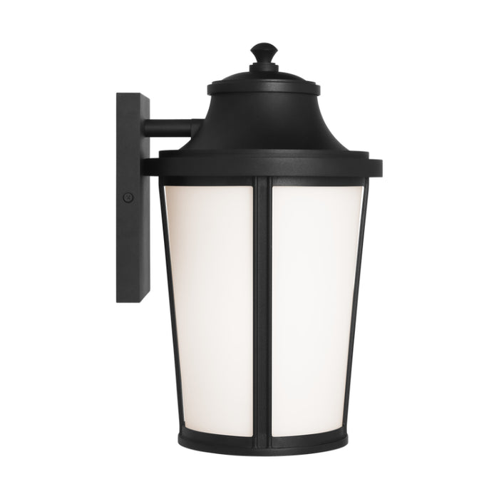 Generation GLO1151 Portola 1-lt 14" Tall Outdoor Medium Wall Lantern - Textured Black