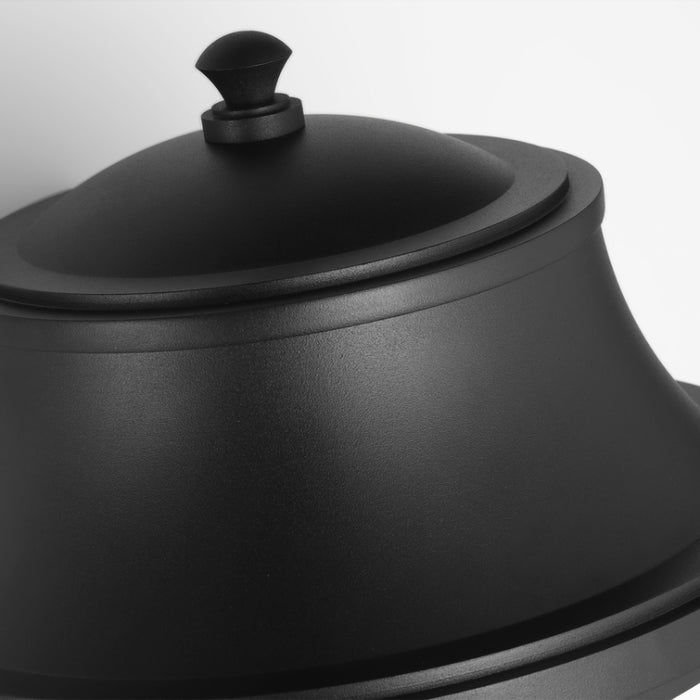 Generation GLO1161 Portola 1-lt 18" Tall Outdoor Large Wall Lantern - Textured Black