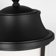 Generation GLO1171 Portola 1-lt 26" Tall Outdoor Large Arm Wall Lantern - Textured Black