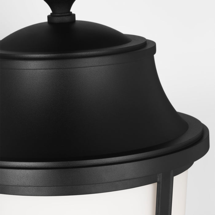 Generation GLO1171 Portola 1-lt 26" Tall Outdoor Large Arm Wall Lantern - Textured Black
