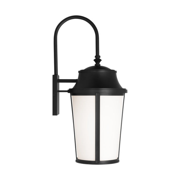 Generation GLO1171 Portola 1-lt 26" Tall Outdoor Large Arm Wall Lantern - Textured Black