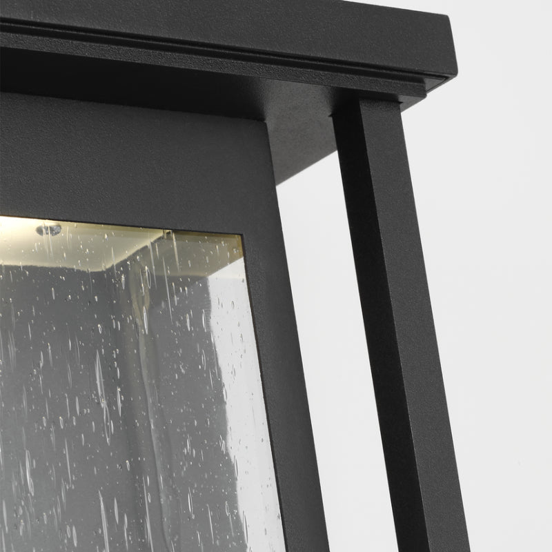 Generation GLO1321 Faywood 1-lt 11" Tall LED Outdoor Small Wall Lantern - Textured Black