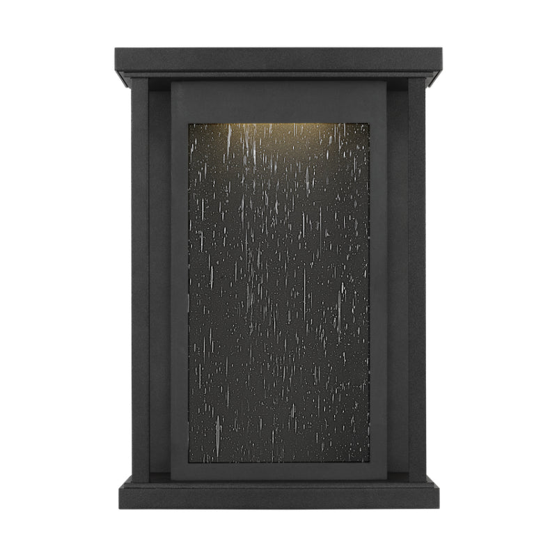 Generation GLO1321 Faywood 1-lt 11" Tall LED Outdoor Small Wall Lantern - Textured Black