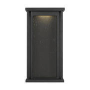 Generation GLO1331 Faywood 1-lt 16" Tall LED Outdoor Medium Wall Lantern - Textured Black