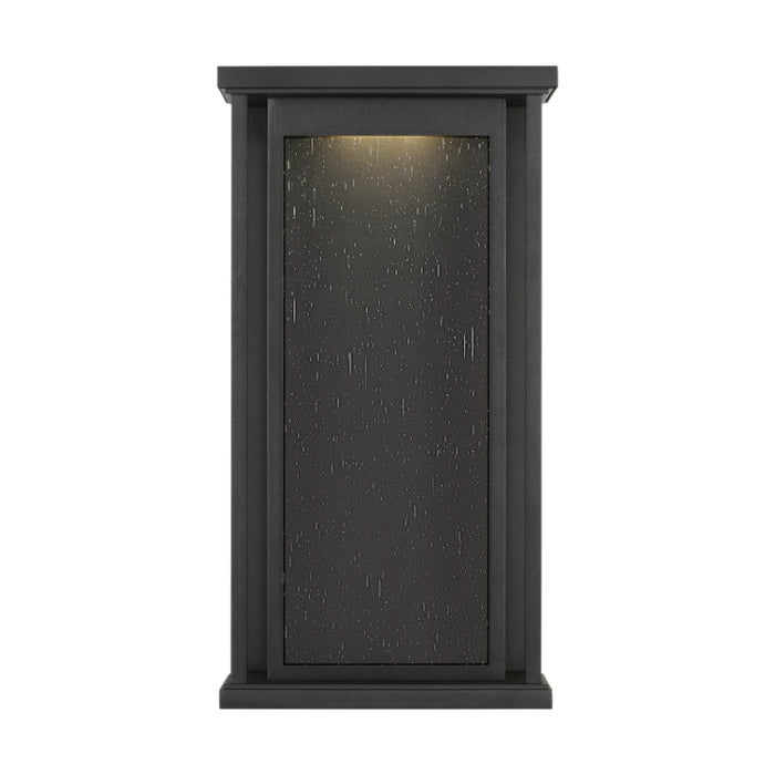 Generation GLO1331 Faywood 1-lt 16" Tall LED Outdoor Medium Wall Lantern - Textured Black