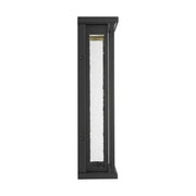 Generation GLO1331 Faywood 1-lt 16" Tall LED Outdoor Medium Wall Lantern - Textured Black