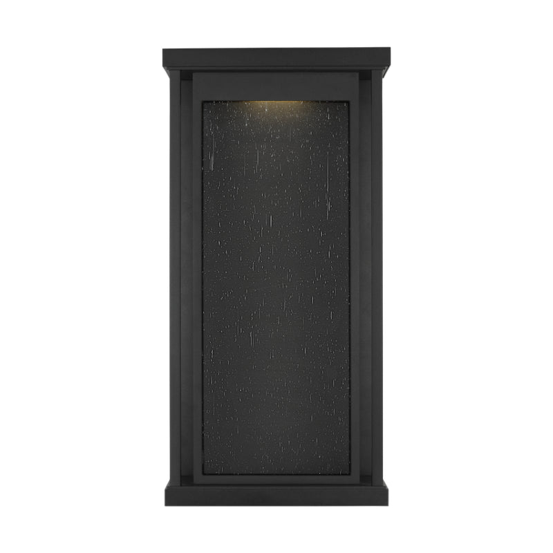 Generation GLO1341 Faywood 1-lt 20" Tall LED Outdoor Large Wall Lantern - Textured Black
