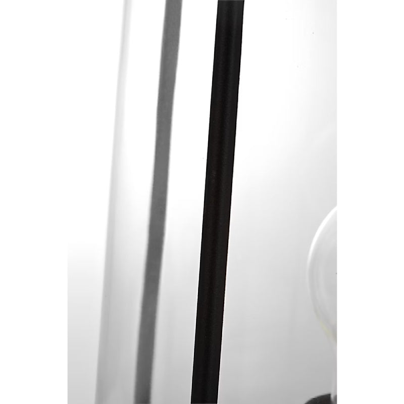 Generation GLO1741 Luning 1-lt 13" Tall Outdoor Post Lantern - Antique Bronze/Clear Glass