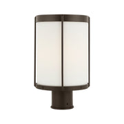 Generation GLO1741 Luning 1-lt 13" Tall Outdoor Post Lantern - Antique Bronze