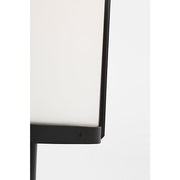 Generation GLO1741-E Luning 1-lt 13" Tall LED Outdoor Post Lantern - Textured Black/Etched White Glass
