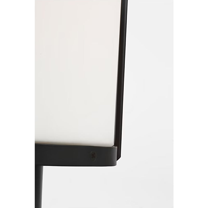 Generation GLO1741 Luning 1-lt 13" Tall Outdoor Post Lantern - Textured Black