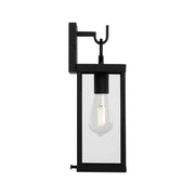 Generation GLO1761 Rox 1-lt 15" Tall Outdoor Wall Lantern - Textured Black