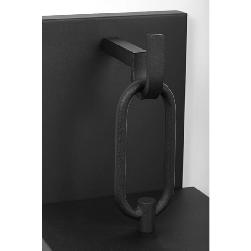 Generation GLO1771 Rox 1-lt 22" Tall Outdoor Wall Lantern - Textured Black