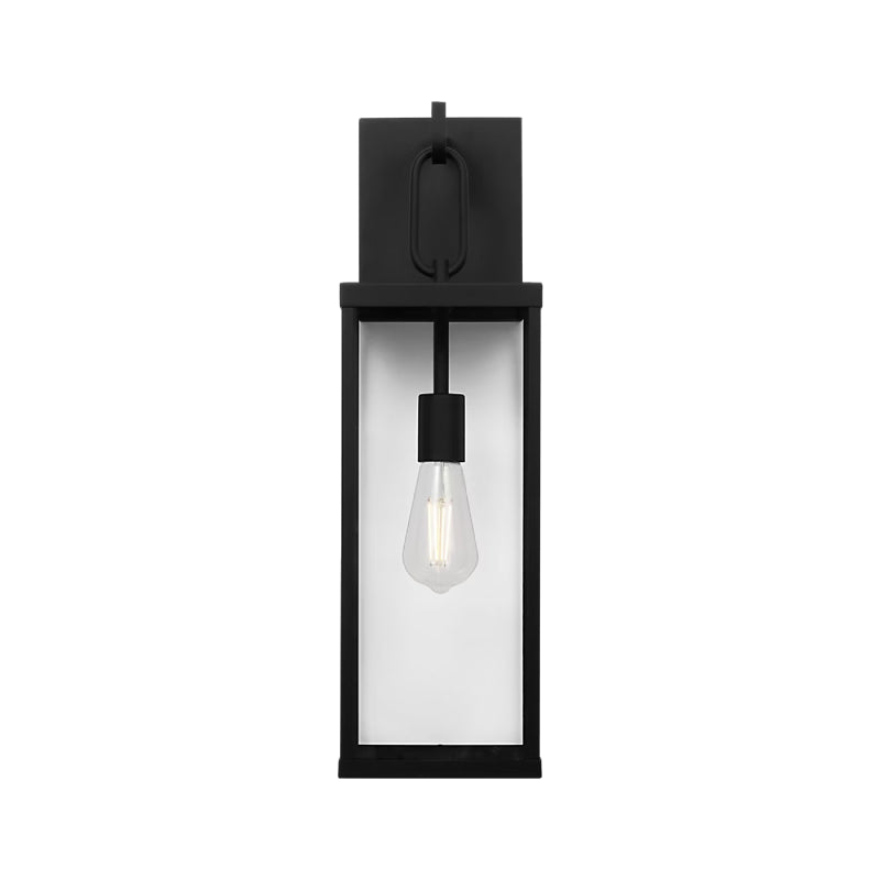 Generation GLO1771 Rox 1-lt 22" Tall Outdoor Wall Lantern - Textured Black