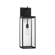 Generation GLO1781 Rox 1-lt 25" Tall Outdoor Wall Lantern - Textured Black
