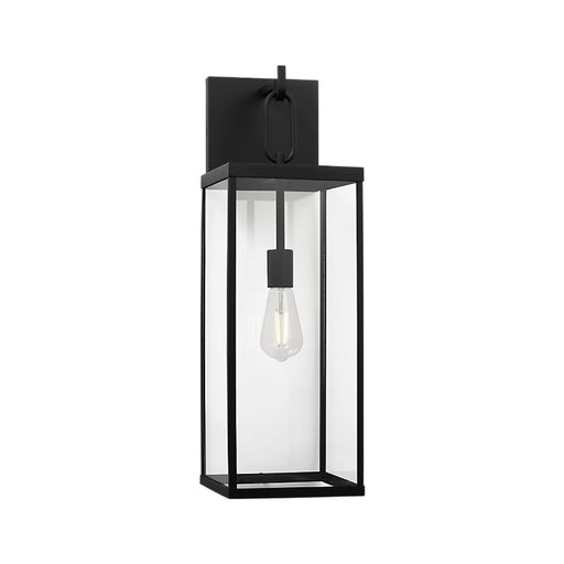 Generation GLO1781 Rox 1-lt 25" Tall Outdoor Wall Lantern - Textured Black