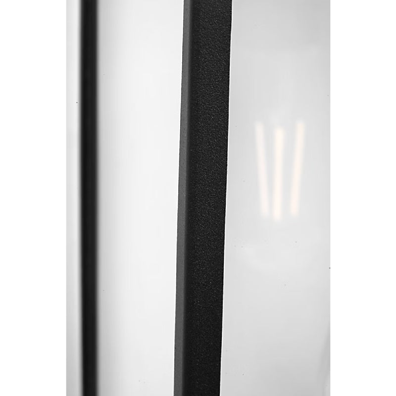 Generation GLO1781 Rox 1-lt 25" Tall Outdoor Wall Lantern - Textured Black