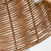 Visual Comfort GLP1071 Norman 1-lt 16" LED Large Pendant - Matte White with Blonde Rattan