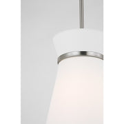 Generation GLP1751E Fynn 1-lt 10" LED Pendant - Brushed Nickel