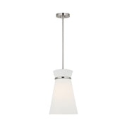 Generation GLP1751E Fynn 1-lt 10" LED Pendant - Brushed Nickel