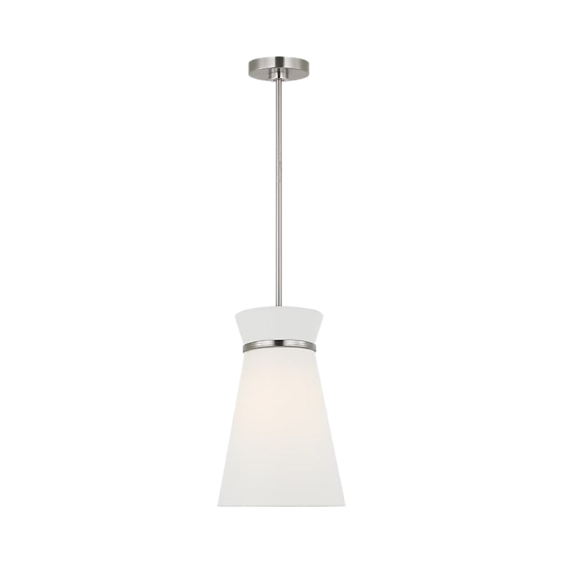Generation GLP1751E Fynn 1-lt 10" LED Pendant - Brushed Nickel