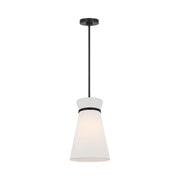 Generation GLP1751E Fynn 1-lt 10" LED Pendant - Midnight Black