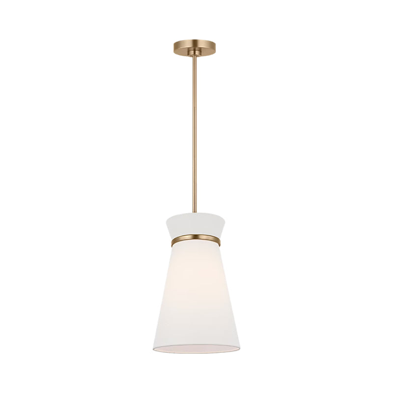 Generation GLP1751E Fynn 1-lt 10" LED Pendant - Satin Brass